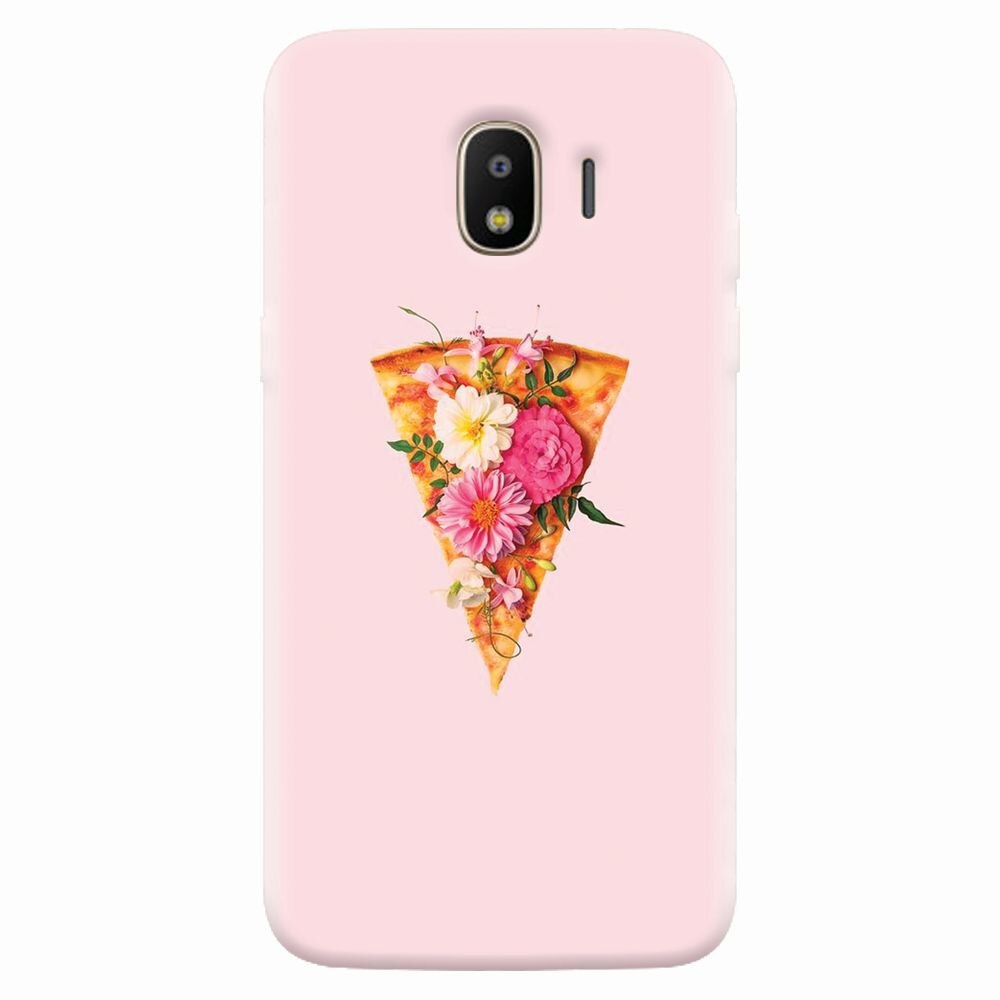 Husa silicon pentru Samsung Galaxy J2 pro 2018, Flower Pizza