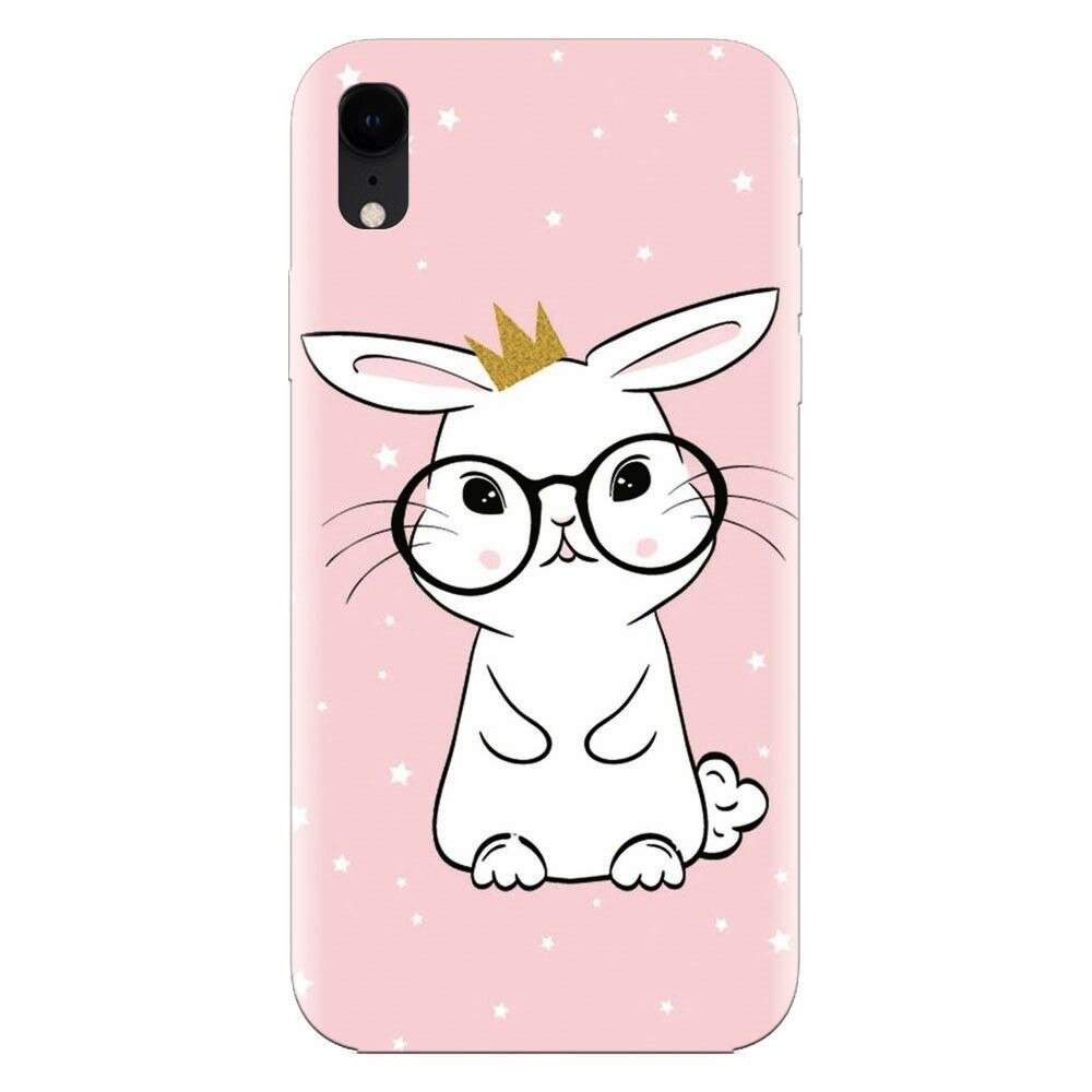 Husa silicon pentru Apple Iphone XR, Cute Rabbit