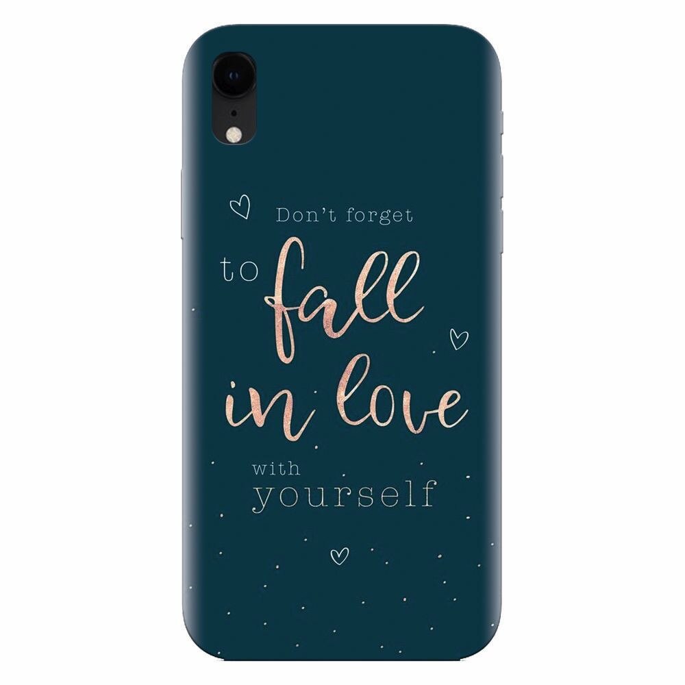 Husa silicon pentru Apple Iphone XR, Fall In Love