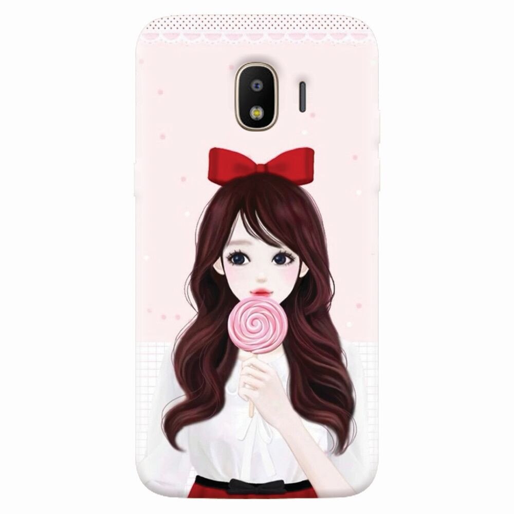 Husa silicon pentru Samsung Galaxy J4 2018, Girly 001