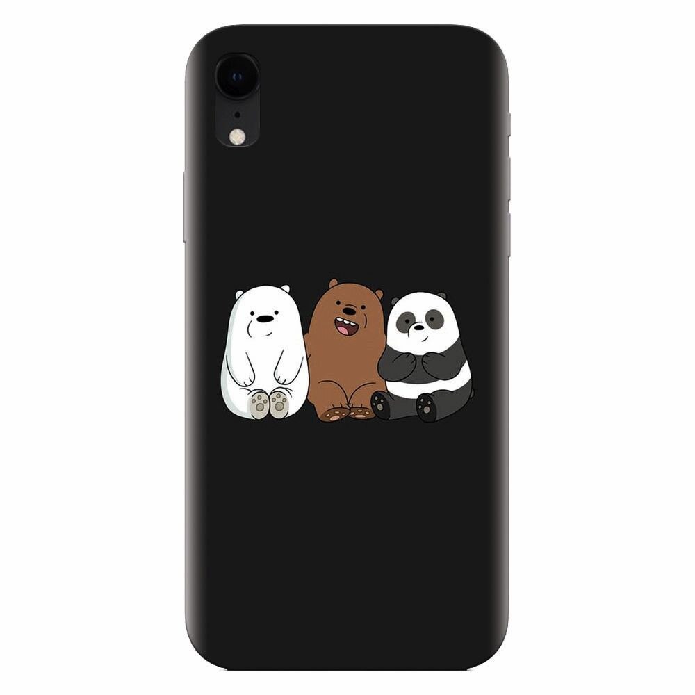 Husa silicon pentru Apple Iphone XR, Bears