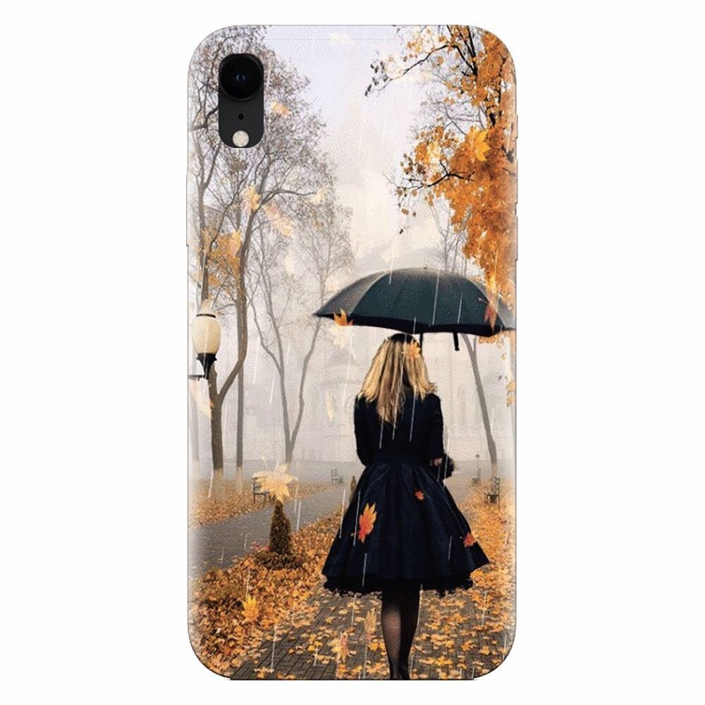 Husa silicon pentru Apple Iphone XR, Autum