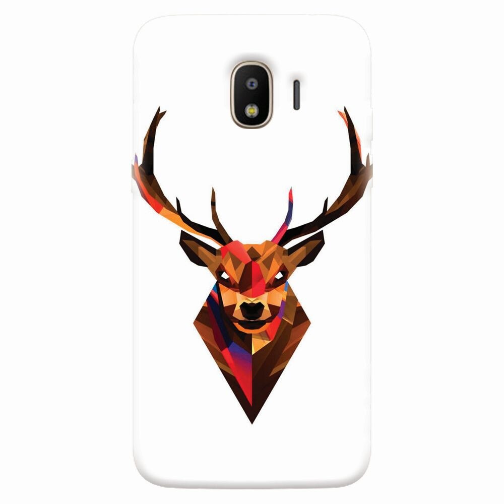 Husa silicon pentru Samsung Galaxy J2 pro 2018, Geometric Tibetan Antelope