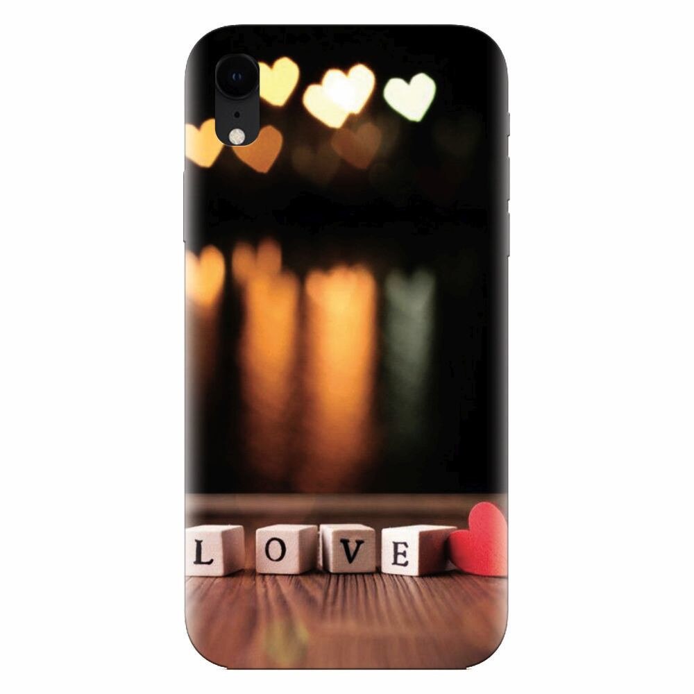 Husa silicon pentru Apple Iphone XR, Love 003