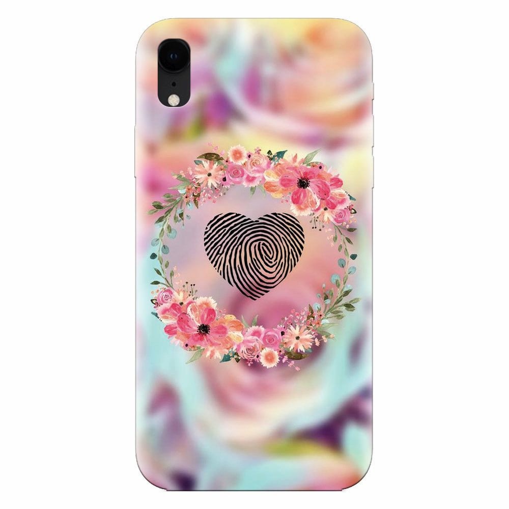 Husa silicon pentru Apple Iphone XR, Fingerprint