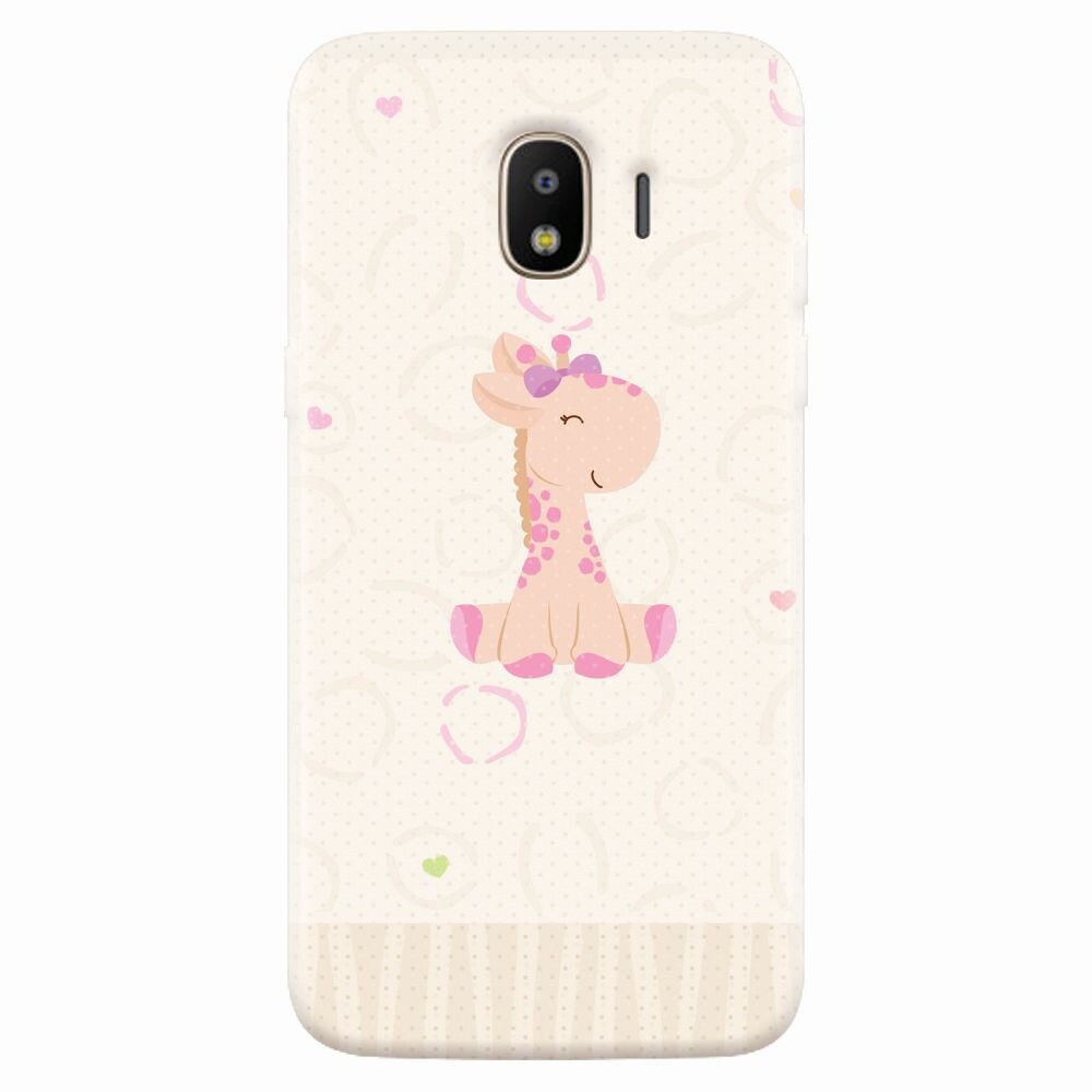 Husa silicon pentru Samsung Galaxy J2 pro 2018, Giraffe Cute