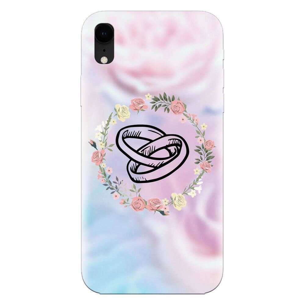 Husa silicon pentru Apple Iphone XR, Rings