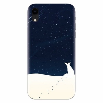 Husa silicon pentru Apple Iphone XR, Winter Night Husa silicon pentru Apple Iphone XR, Winter Night