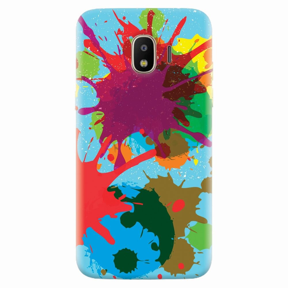Husa silicon pentru Samsung Galaxy J4 2018, Holi Splash