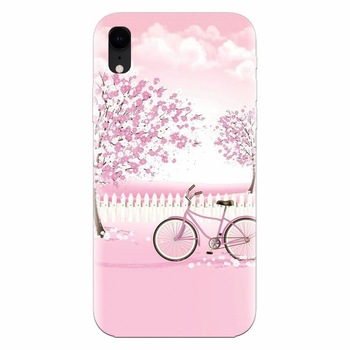 Husa silicon pentru Apple Iphone XR, Pink Spring Husa silicon pentru Apple Iphone XR, Pink Spring