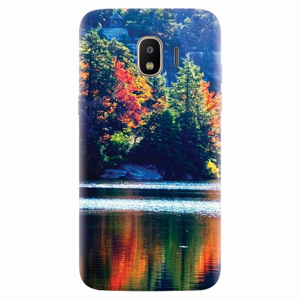 Husa silicon pentru Samsung Galaxy J2 2018, Lake Minnewaska Autumn