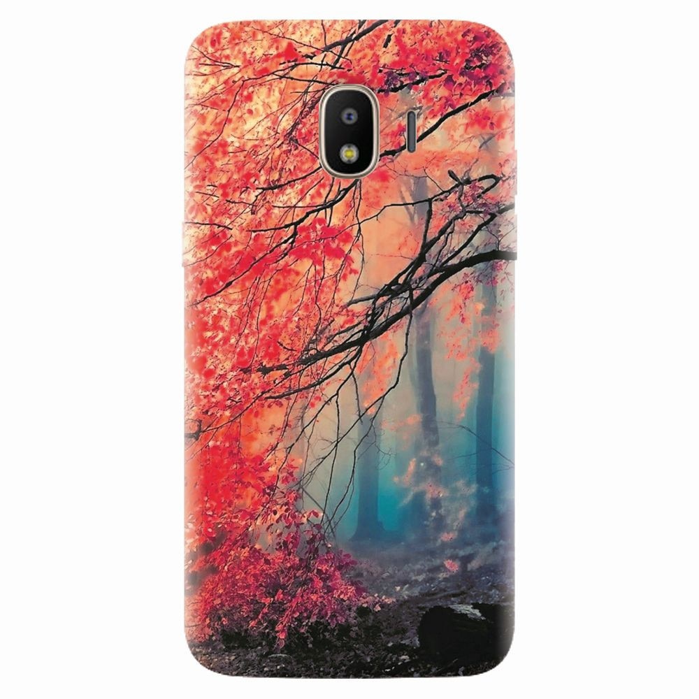Husa silicon pentru Samsung Galaxy J4 2018, Morning Fog Inest Nature