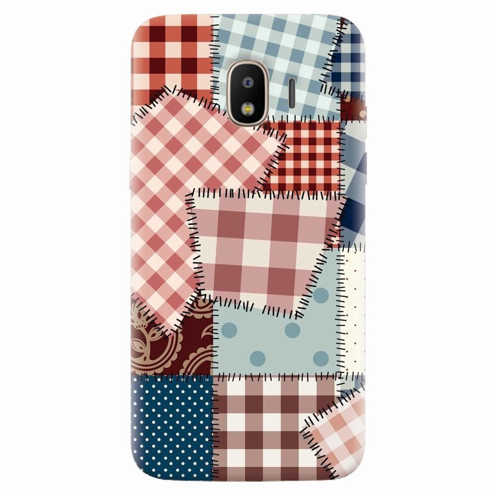 Husa silicon pentru Samsung Galaxy J2 pro 2018, Patchwork Vector
