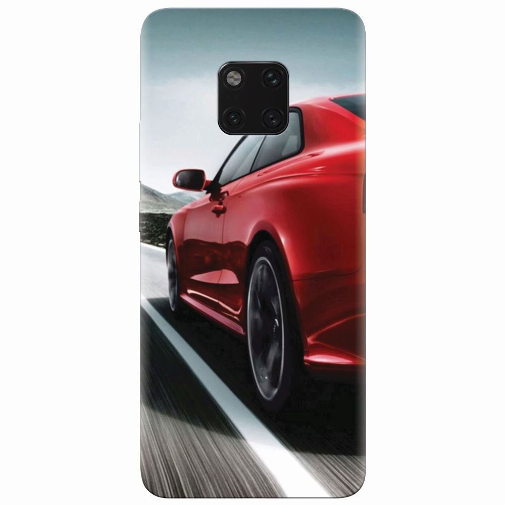 Husa silicon pentru Huawei Mate 20 Pro, Car On Road