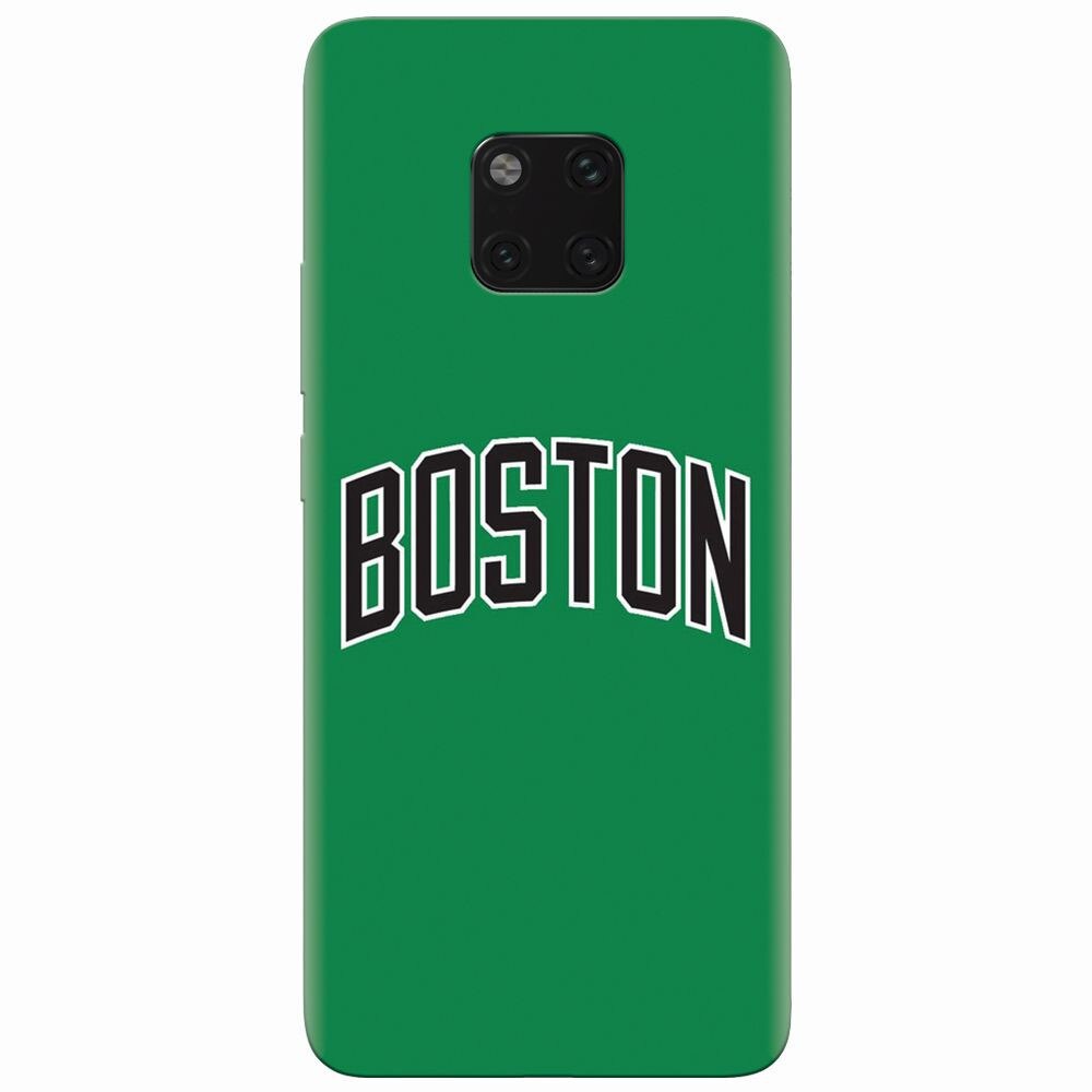 Husa silicon pentru Huawei Mate 20 Pro, NBA Boston Celtics