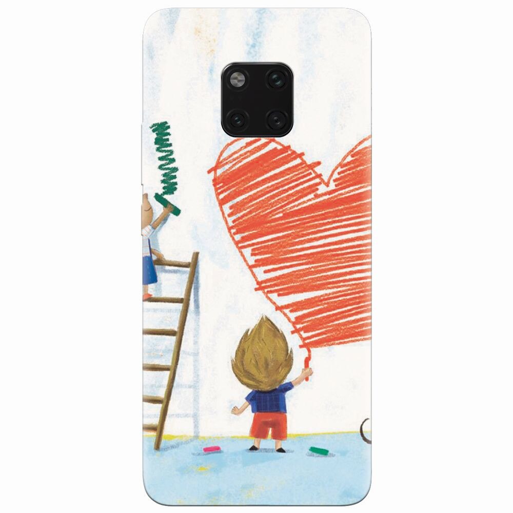 Husa silicon pentru Huawei Mate 20 Pro, I Love You Creatures
