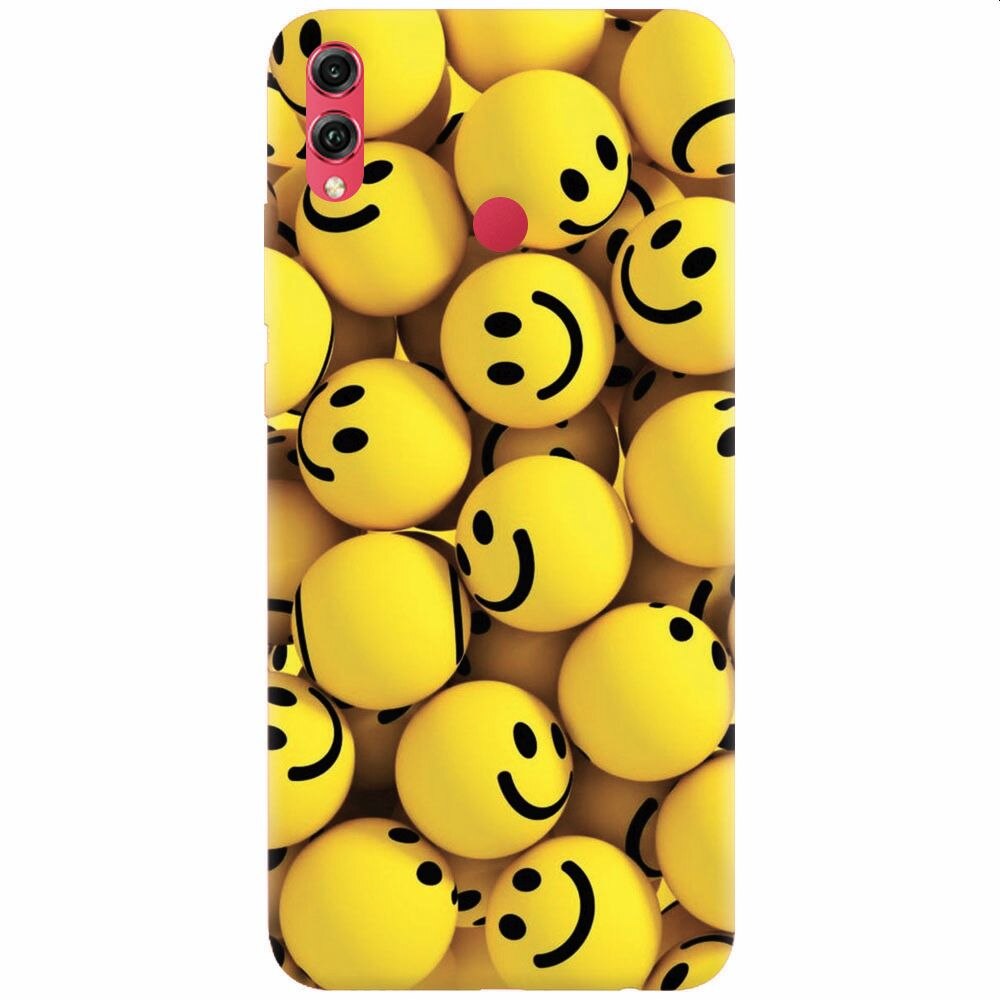 Husa silicon pentru Honor 10 Lite, Smiles 002