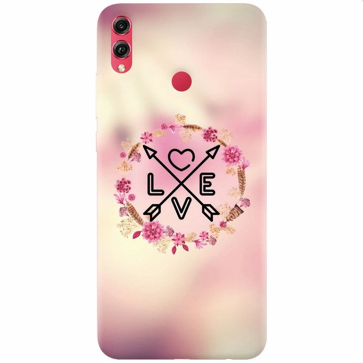 Силиконов кейс за Honor Note 10, Love Arrow