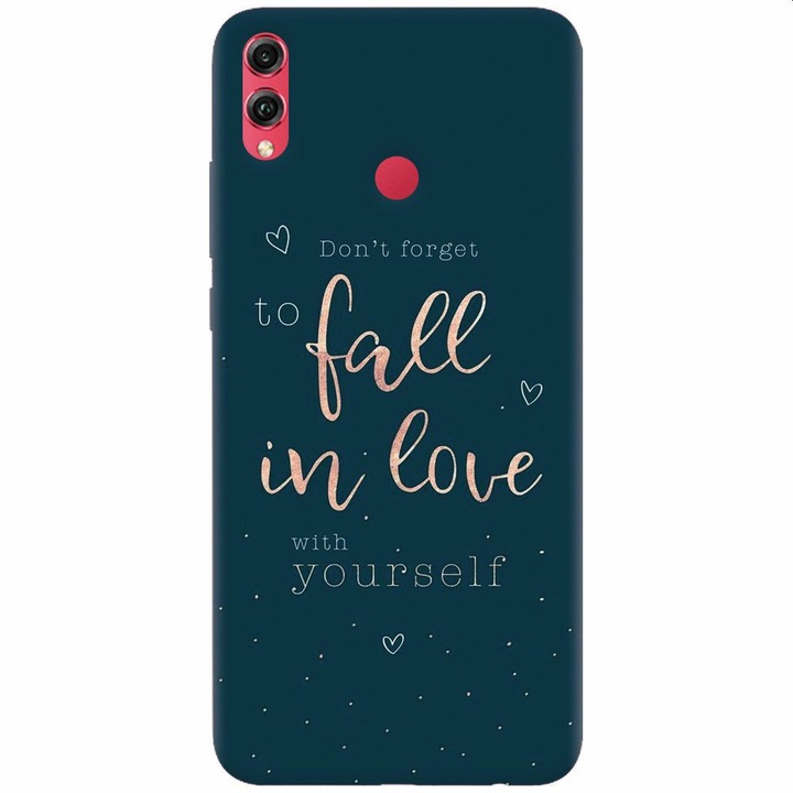 Силиконов кейс за Honor Note 10, Fall In Love