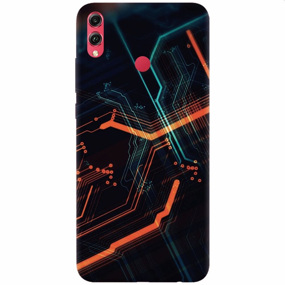 Husa silicon pentru Honor View 10 Lite, Circuits