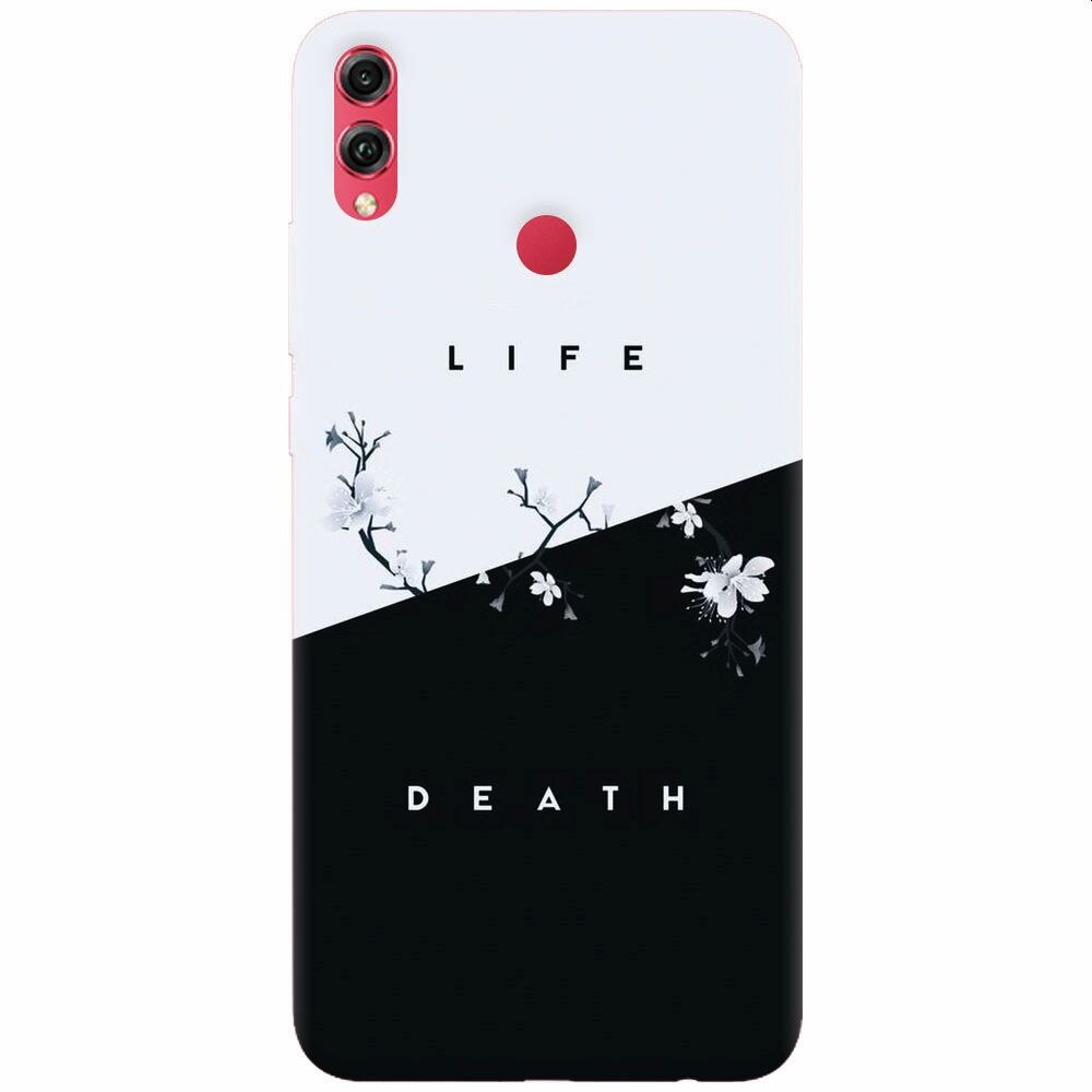 Husa silicon pentru Honor 8X, Life Vs Death