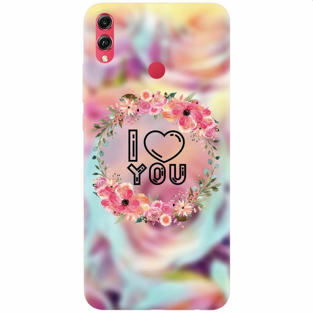 Husa silicon pentru Honor Note 10, I Love You