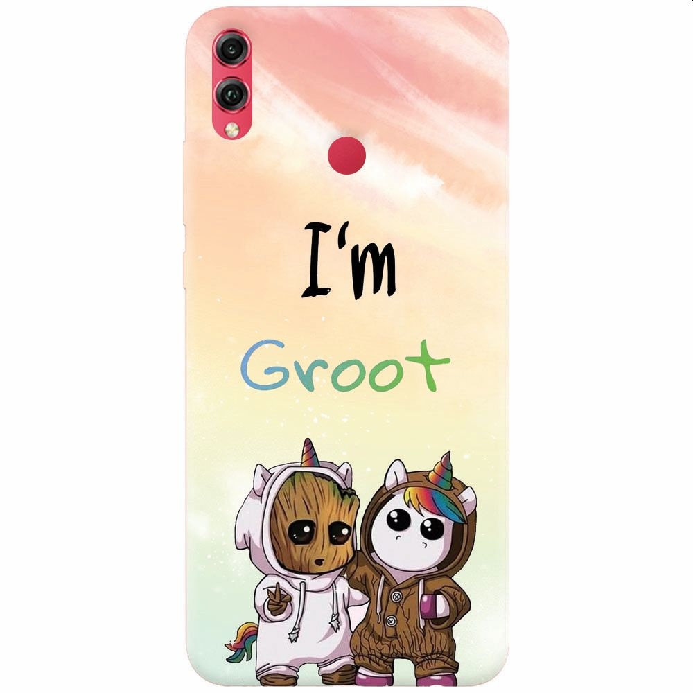Husa silicon pentru Honor 8X, Im Groot