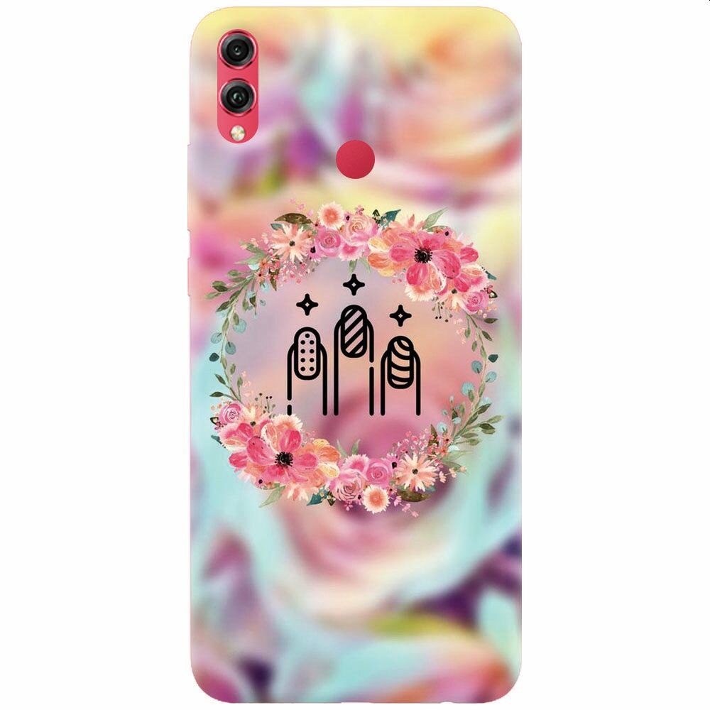 Husa silicon pentru Honor 8X, Nail Expert