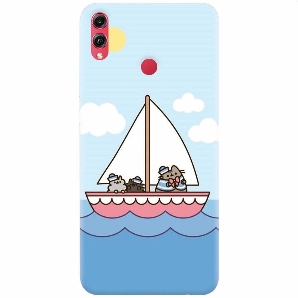 Husa silicon pentru Honor 8X, Happy Sailors