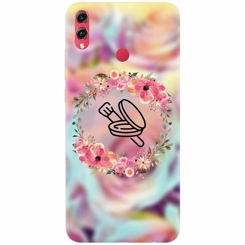 Husa silicon pentru Honor 8X, Make Up Expert