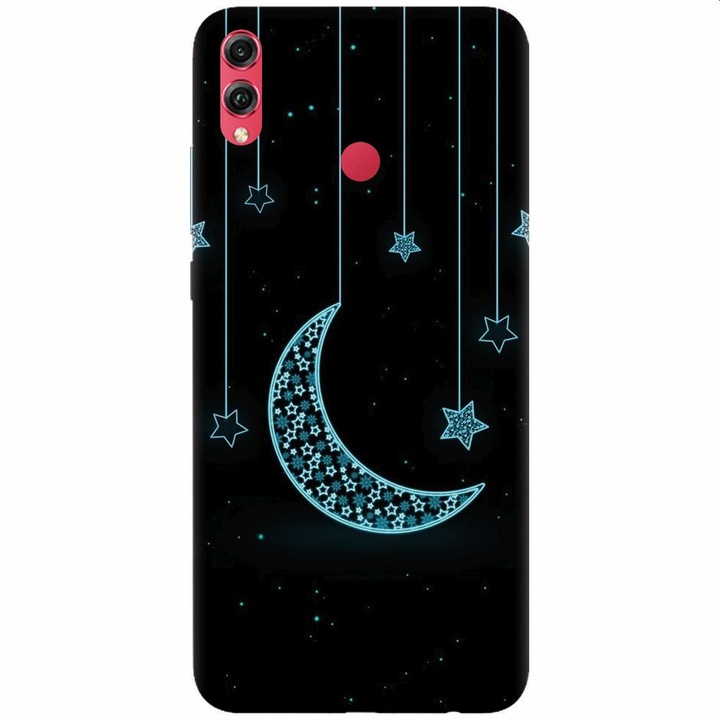 Husa din silicon compatibila cu Honor Note 10, Moon