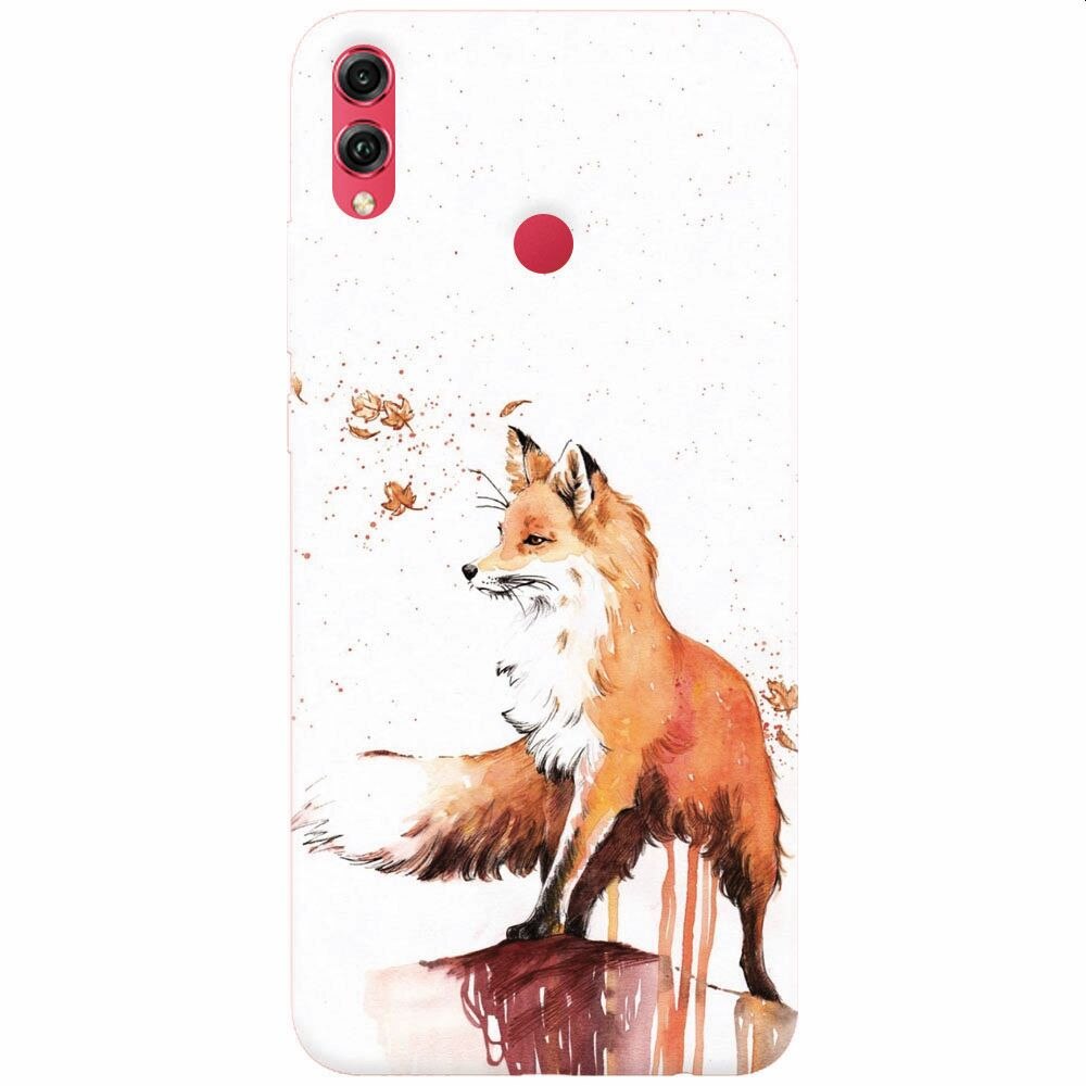 Husa silicon pentru Honor 10 Lite, Fox 101