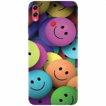Husa silicon pentru Honor View 10 Lite, Smiles Husa silicon pentru Honor View 10 Lite, Smiles