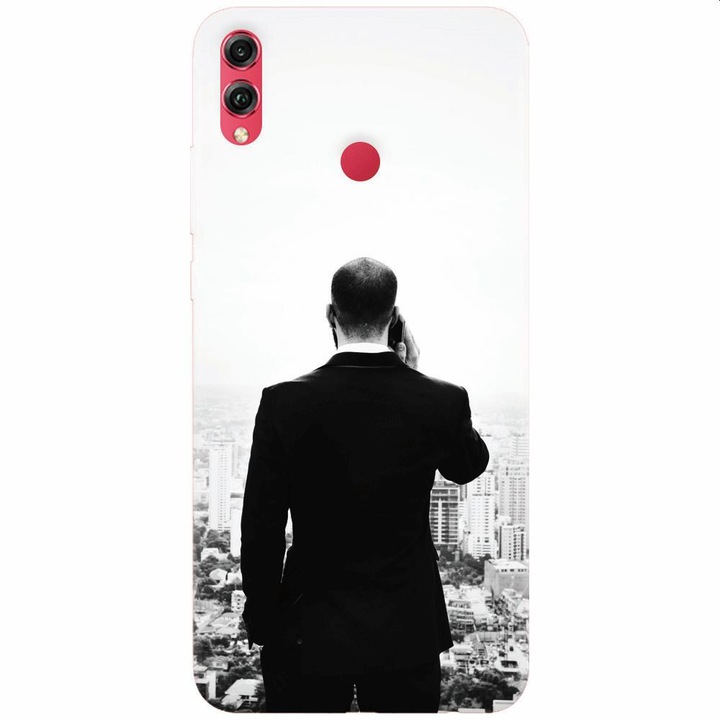 Силиконов кейс за Honor Note 10, Man In Suit