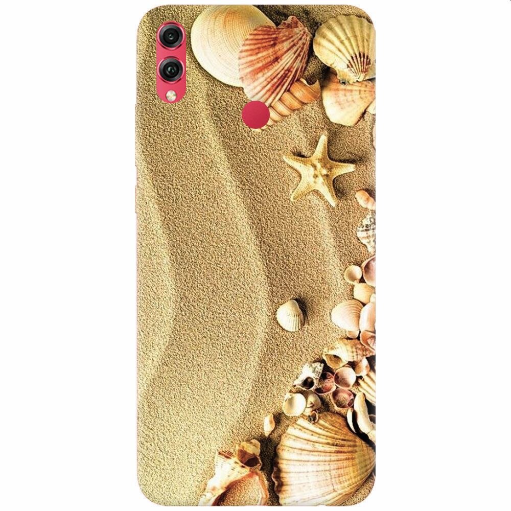 Husa silicon pentru Honor View 10 Lite, Beach Sand Gold