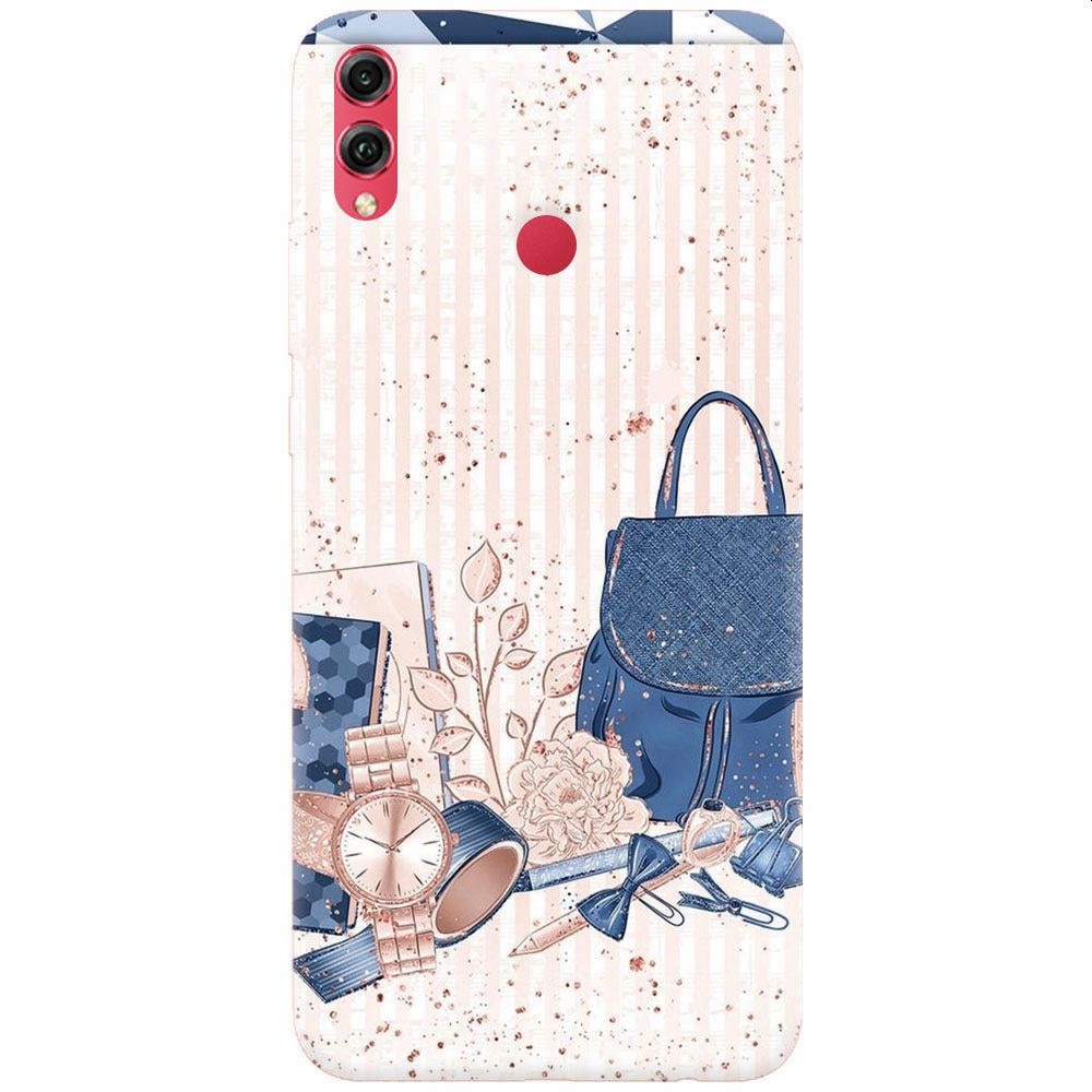 Husa silicon pentru Honor View 10 Lite, Girl Accesories
