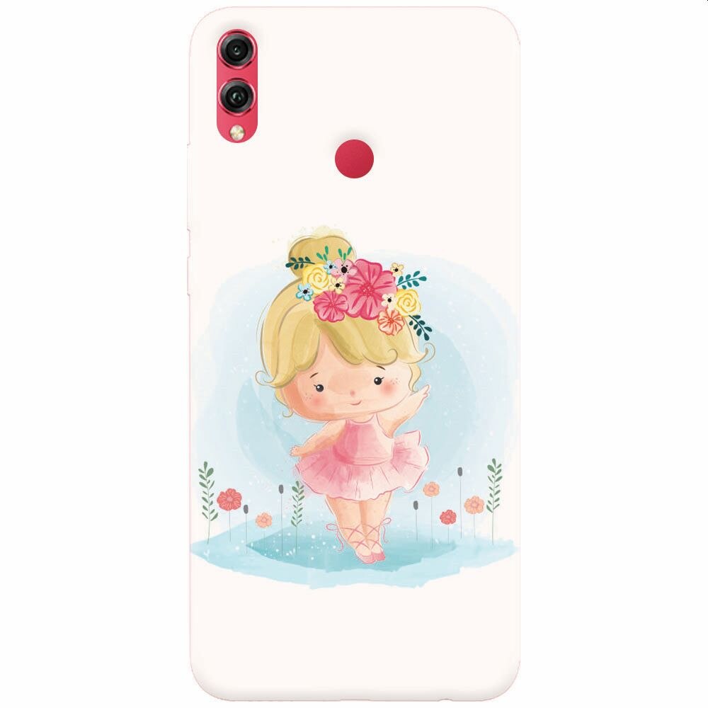 Husa silicon pentru Honor 8X, Balerina