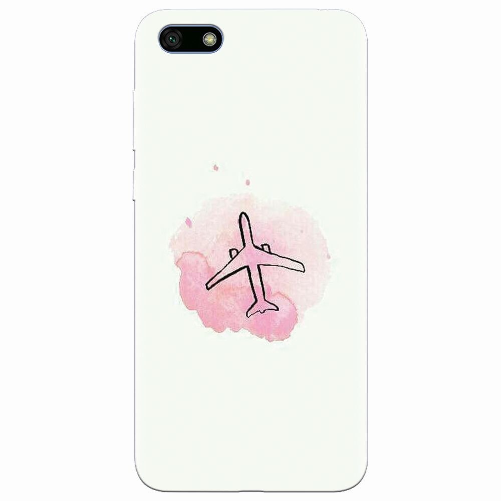 Husa silicon pentru Huawei Y5 2018, Airplain