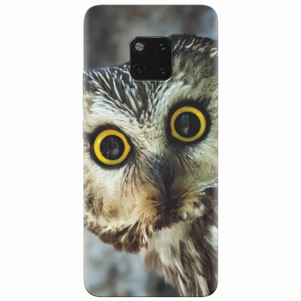 Husa silicon pentru Huawei Mate 20 Pro, Owl