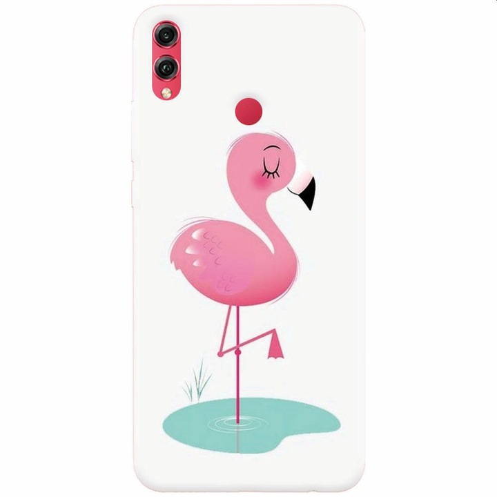 Силиконов капак, съвместим с Honor Note 10, Flamingo Pink