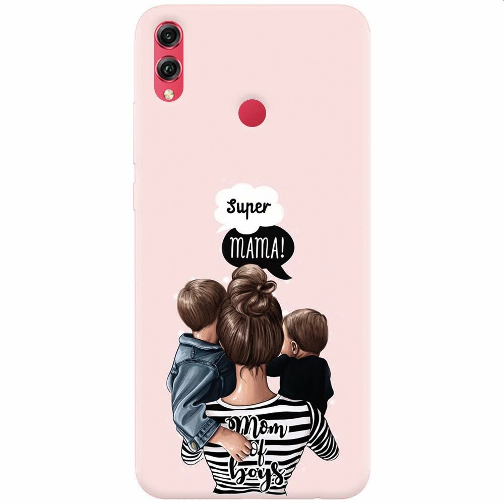 Husa silicon pentru Honor Note 10, Mom Of Boys
