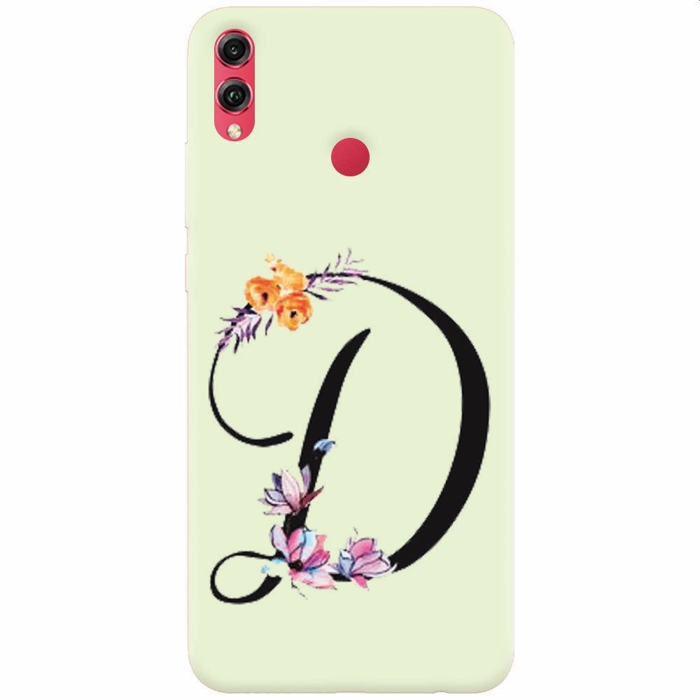 Husa silicon pentru Honor 8X, Litera D