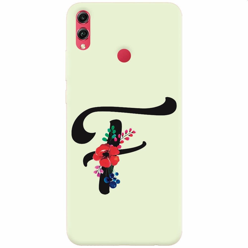 Husa silicon pentru Honor View 10 Lite, Litera F