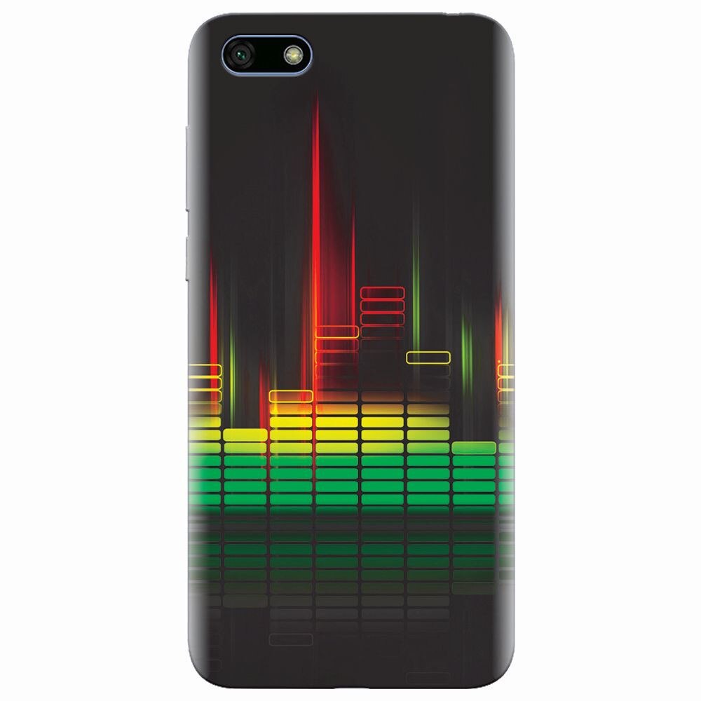 Husa silicon pentru Huawei Y5 2018, Abstract Dj Sound System