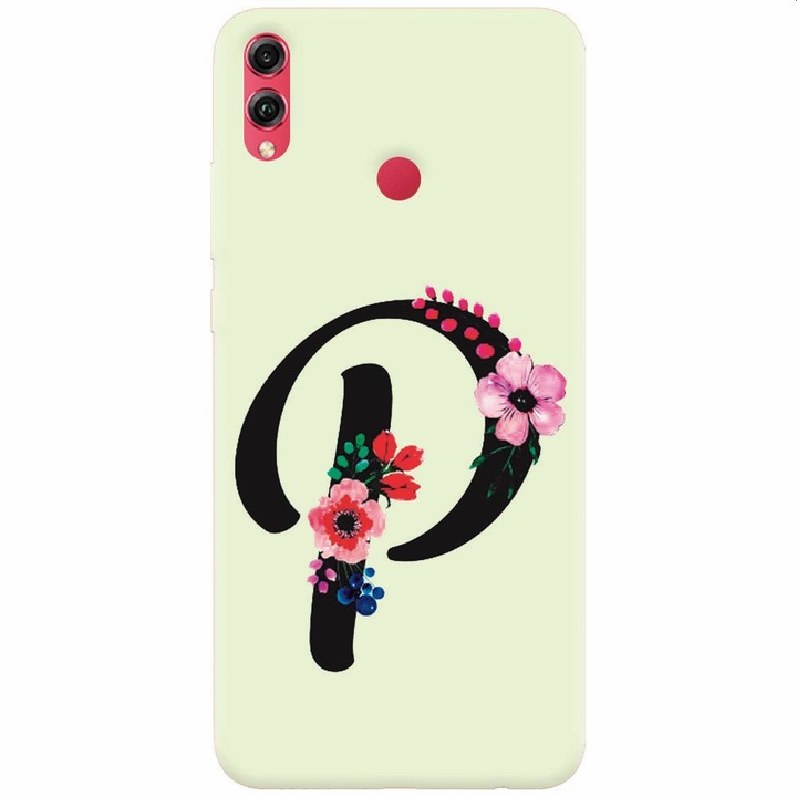 Силиконов капак, съвместим с Honor Note 10, буква P