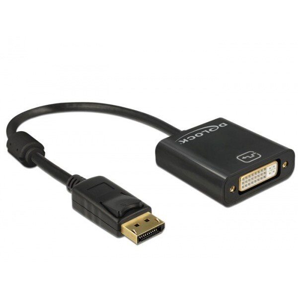 Adaptor Displayport la DVI T-M 1.2 4K Pasiv Negru, Delock 62601