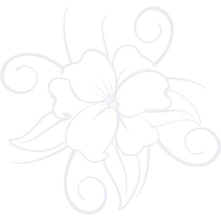 Floarea fericita - Sticker Decorativ - Alb polar - 83 x 88 cm