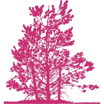 Copacul plin de viata - Sticker Decorativ - Magenta - 110 x 120 cm Copacul plin de viata - Sticker Decorativ - Magenta - 110 x 120 cm