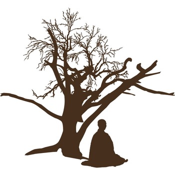 Meditatia - fii unul cu natura! - Sticker Decorativ - Choco - 90 x 83 cm Meditatia - fii unul cu natura! - Sticker Decorativ - Choco - 90 x 83 cm