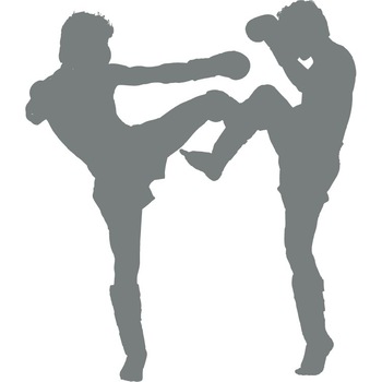 Kickboxing - Sticker Decorativ - Gri Metal - 110 x 127 cm Kickboxing - Sticker Decorativ - Gri Metal - 110 x 127 cm